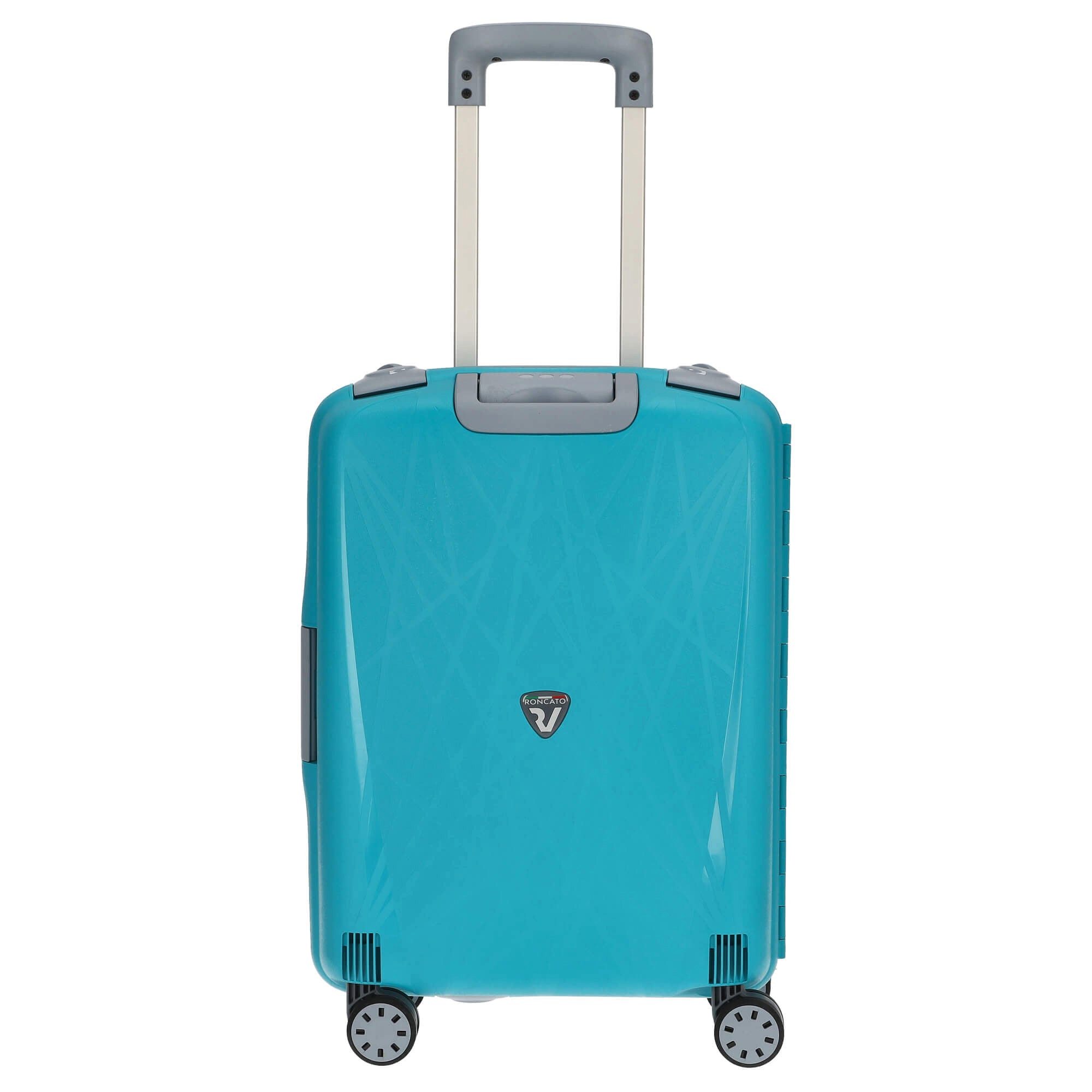 RONCATO Koffer Light - 4-Rollen-Kabinentrolley S 55 cm (smeraldo), 4 Rollen Rollen