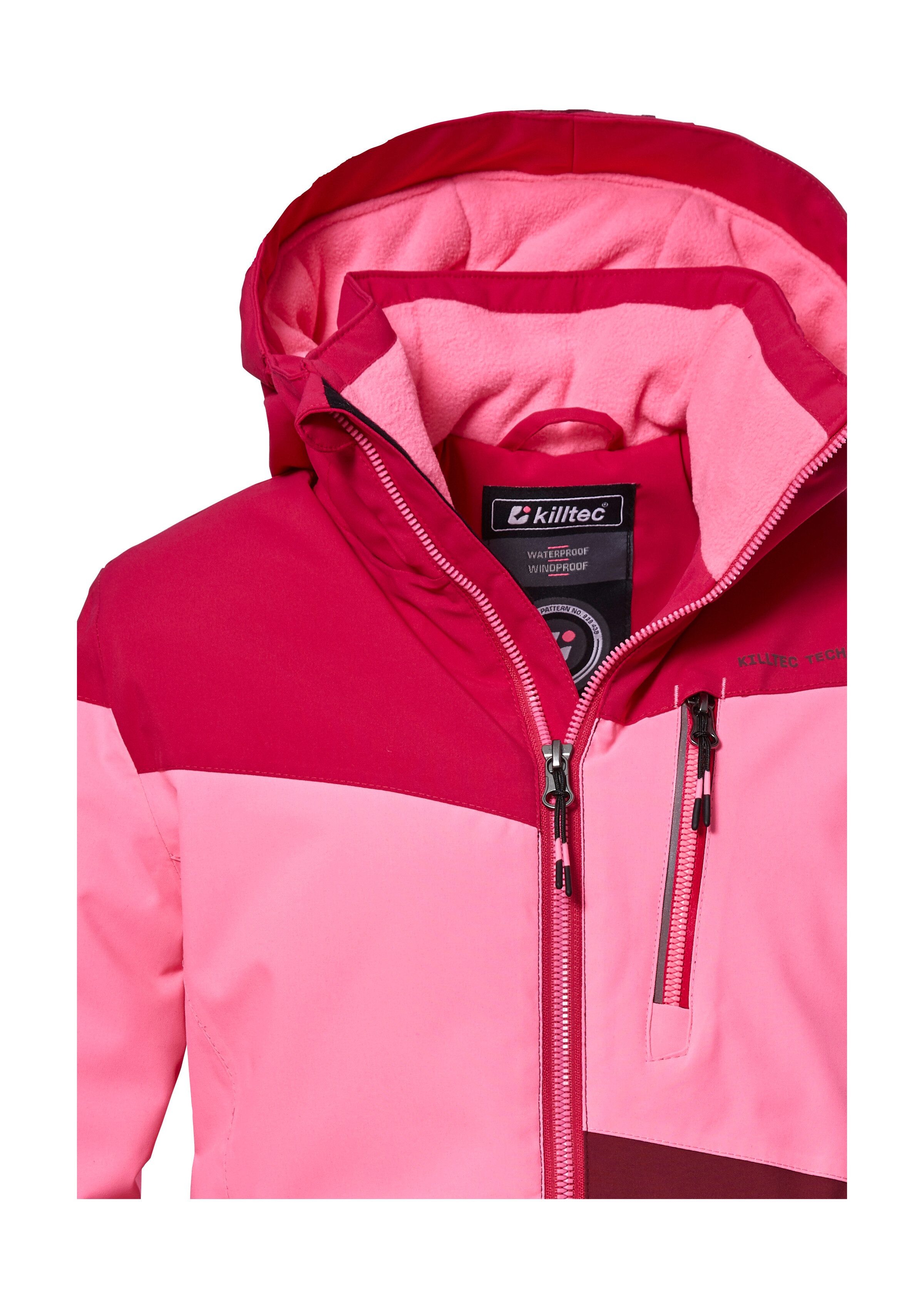 Killtec Outdoorjacke KOW 170 GRLS JCKT Funktionsjacke mit Kapuze und Schneefang, wasserdicht