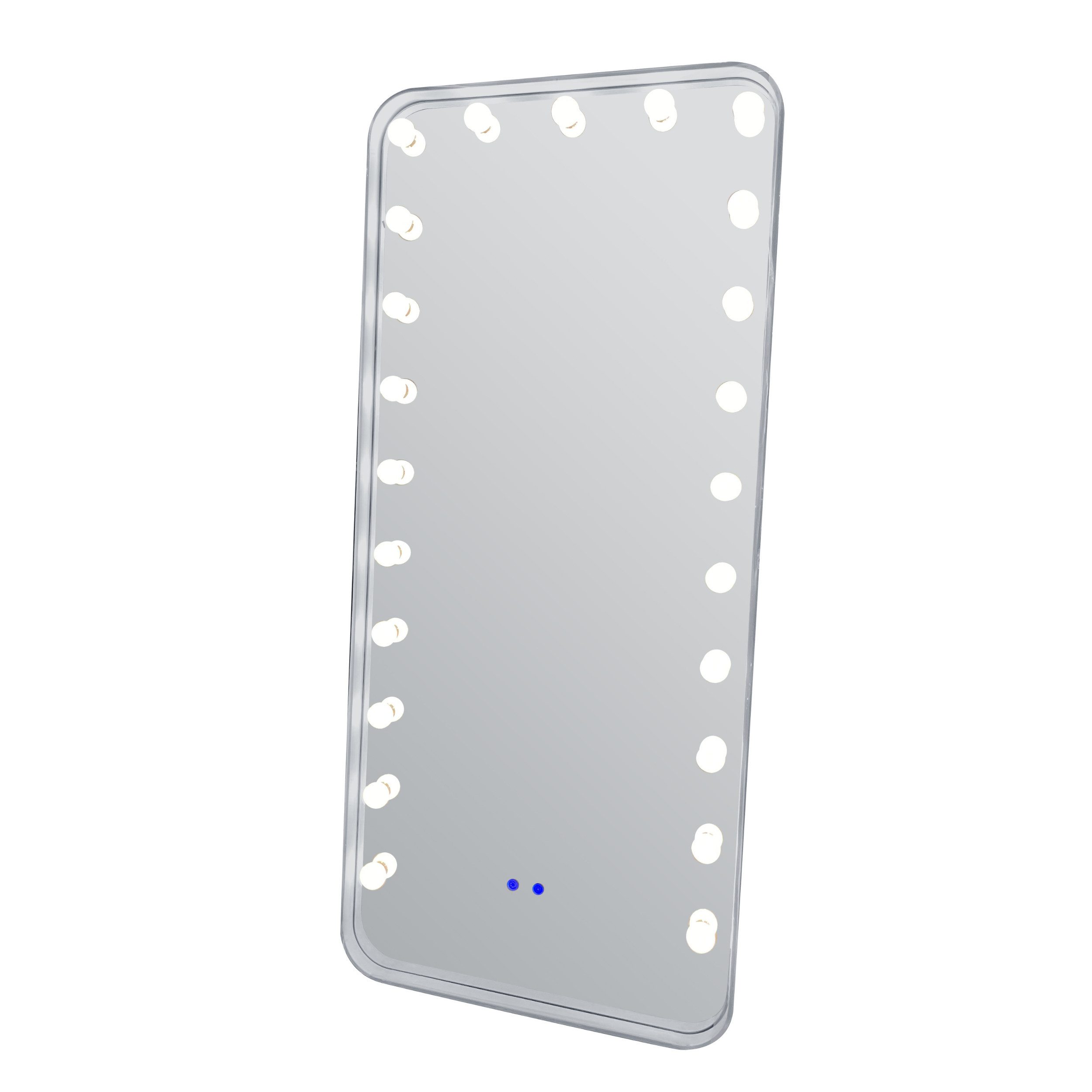 alesvelt Ganzkörperspiegel / Standspiegel 180x80cm mit LED-Beleuchtung und Bluetooth (1-Stück), 180x80cm, LED-Beleuchtung, Bluetooth