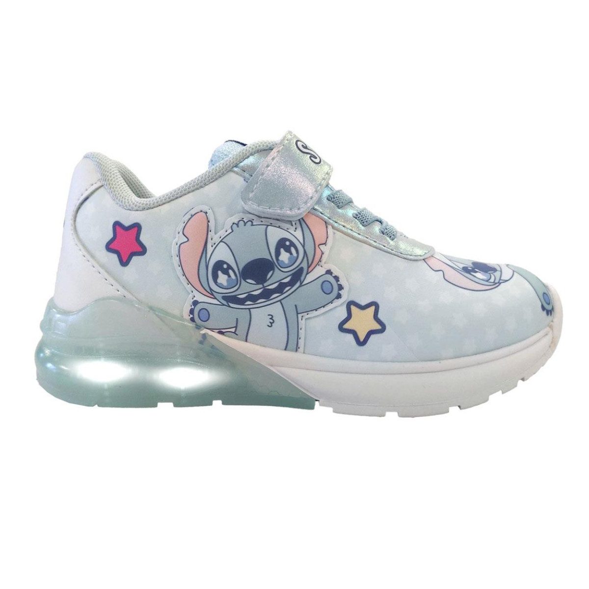 Stitch Kinder Sneaker mit Lichteffekt aus Polyurethanleder Sneaker