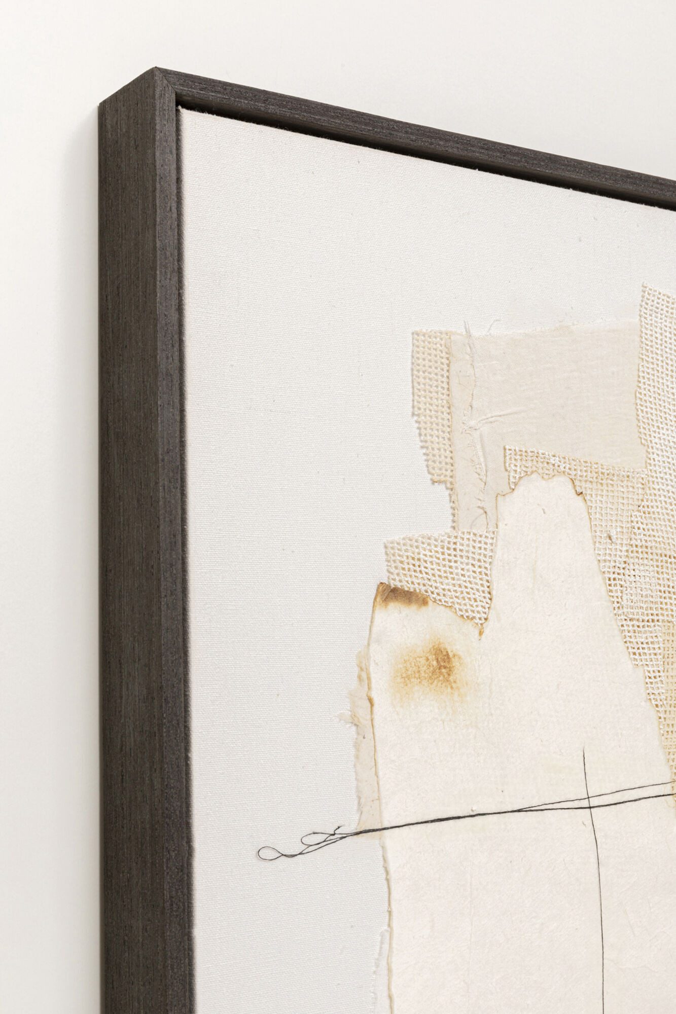 Kare Design Leinwandbild Arty Collage, Abstrakt, handgearbeitet, 120x120 cm