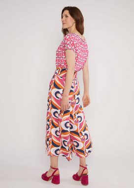 Blutsgeschwister Culotte - Culotte mit Print - weite Retro Stoffhose - In Full Bloom