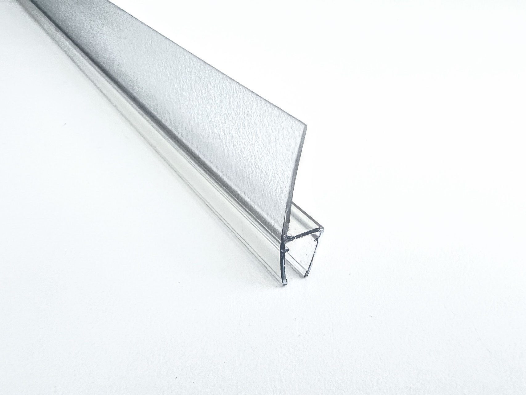 Duschdichtung Lippendichtung 180° (Spaltdichtung) mit langer Dichtfahne
