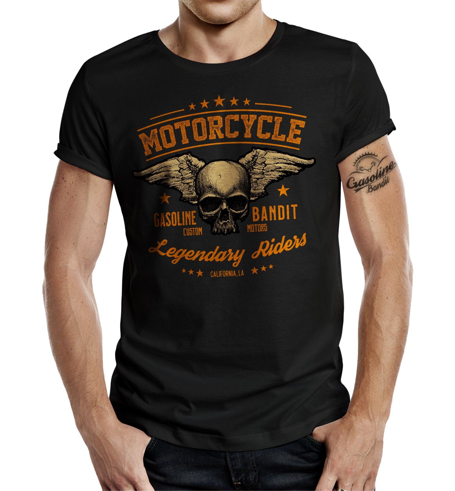 T-Shirt für Biker Racer Fans: Legendary Riders