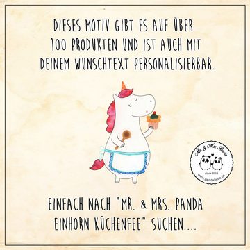 Mr. & Mrs. Panda Grußkarte Einhorn Küche - Weiß - Geschenk, Grußkarte, Torte, Karte, Einhörner, Hochwertiger Karton