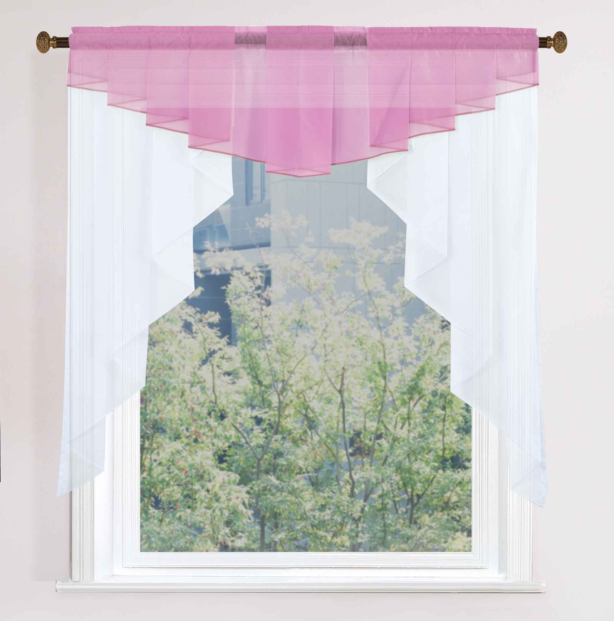 Gardinenbox Scheibengardine, Stangendurchzug, transparent, Voile, M-Bogen günstig online kaufen