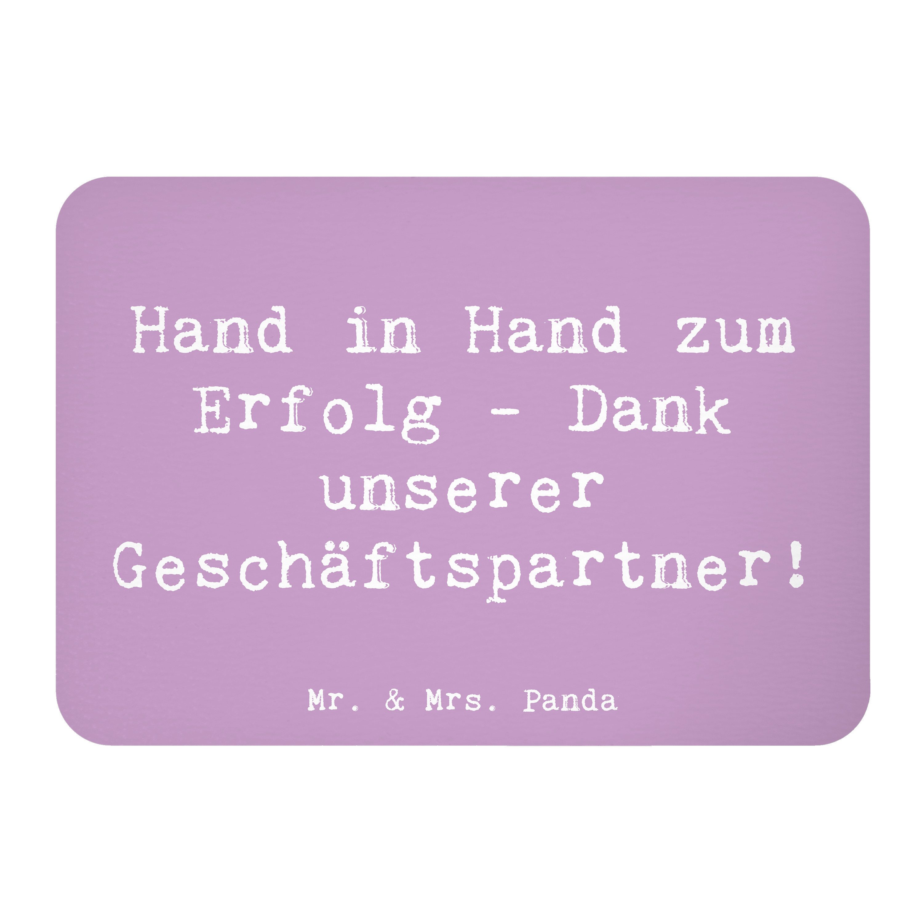 Magnet Spruch Erfolg Geschäftspartner - Lavendeltraum - Geschenk, Partnersch