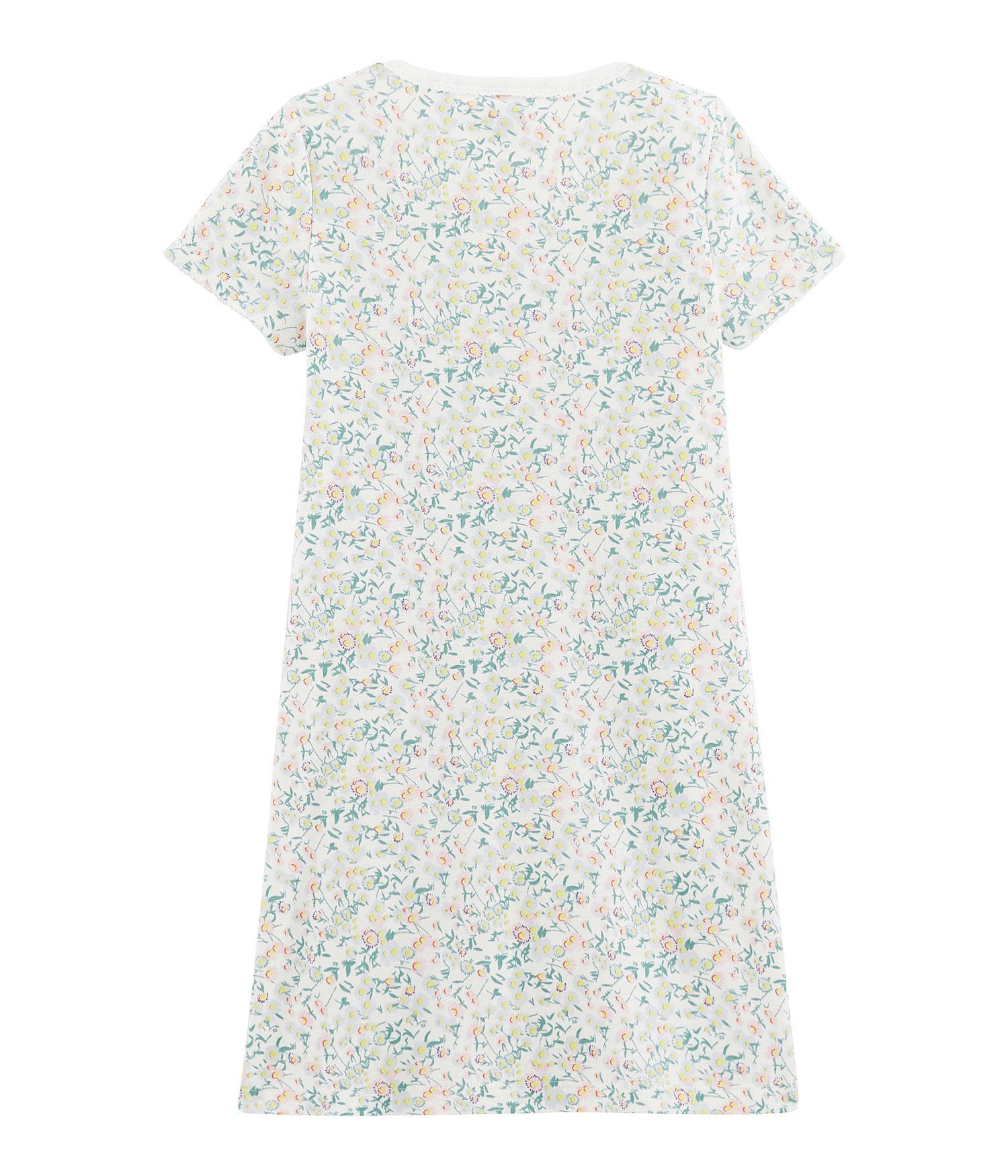 Petit Bateau Nachthemd Petit Bateau Nachthemd kurzarm mit zartem Blumenmuster