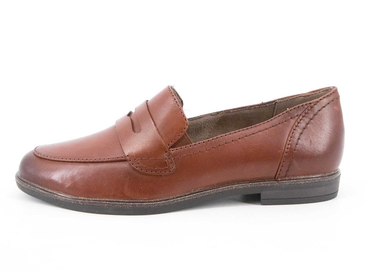 Jana Jana Damen Slipper Cognac Leder - 8-24200-27-327 Slipper günstig online kaufen
