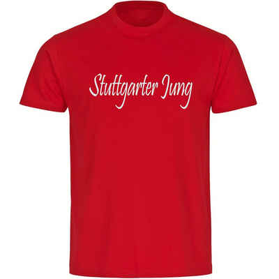 multifanshop T-Shirt Kinder Stuttgart - Stuttgarter Jung - Boy Girl