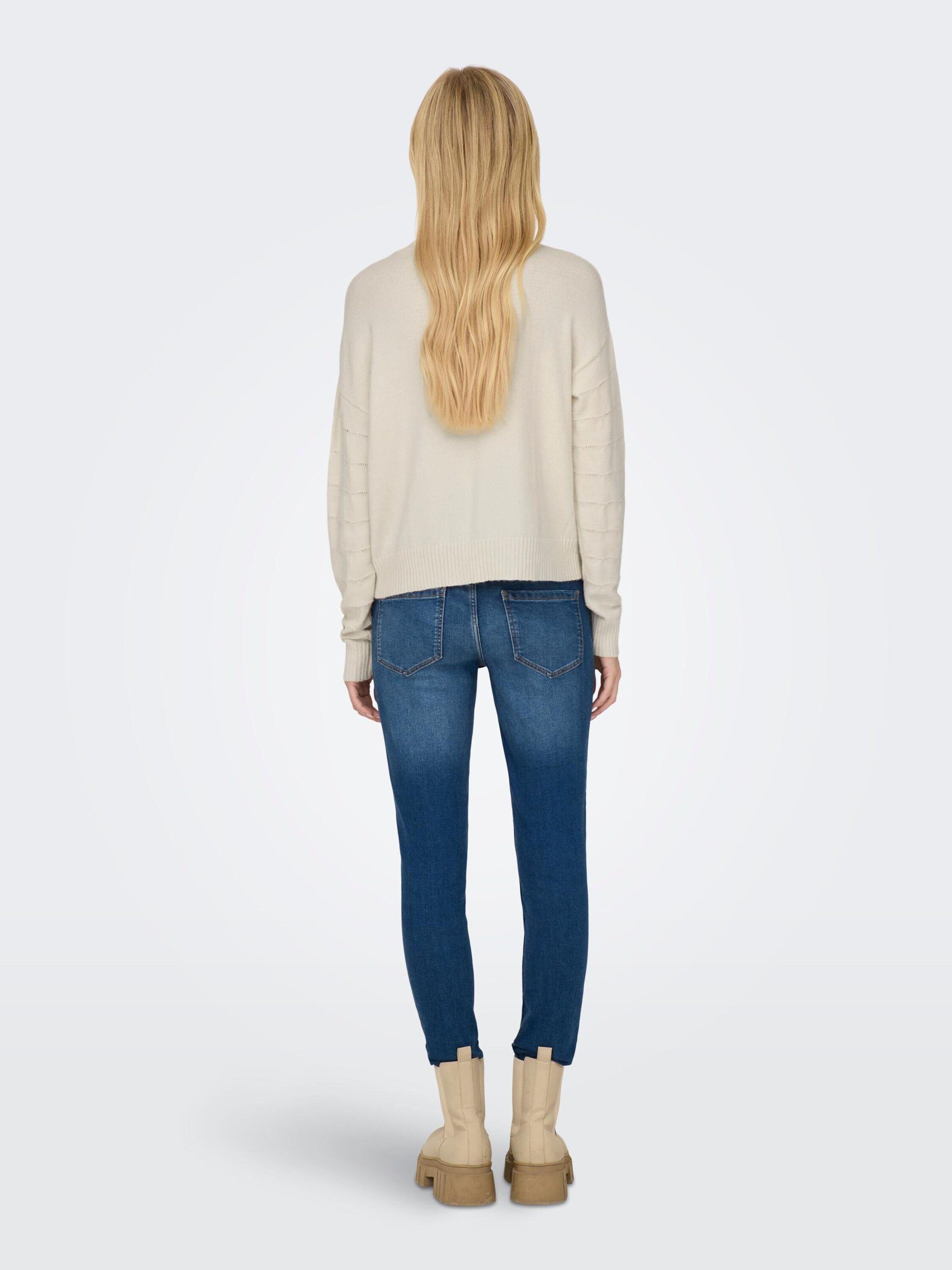 ONLY Strickjacke KATIA (1-tlg) Lochmuster