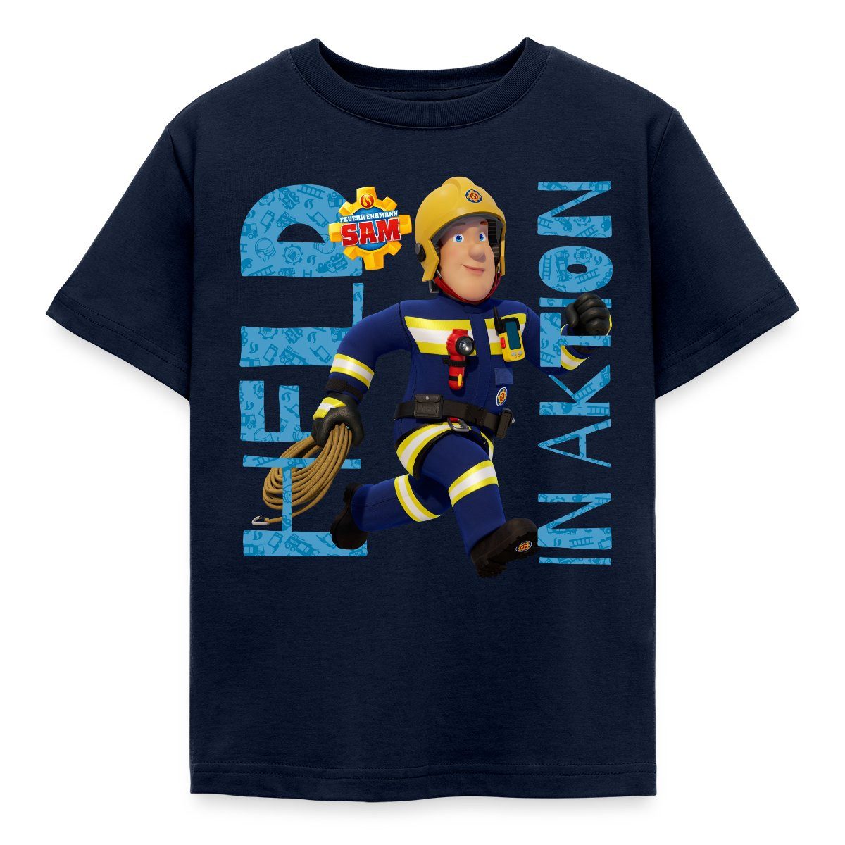 T-Shirt Feuerwehrmann Sam™ Held In Aktion Cooles Design Kinder T-Shirt