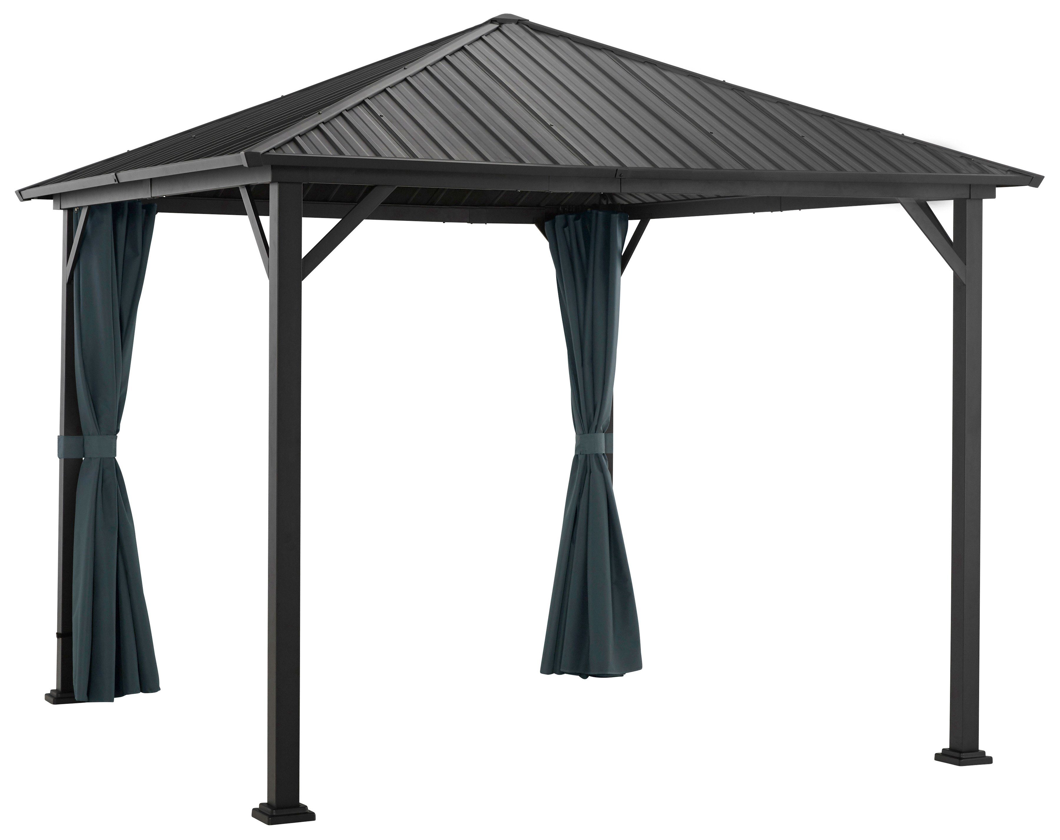 KONIFERA Pavillonseitenteil Samos und Thasos, für Pavillon Samos und Thasos, BxL: 300x300 cm