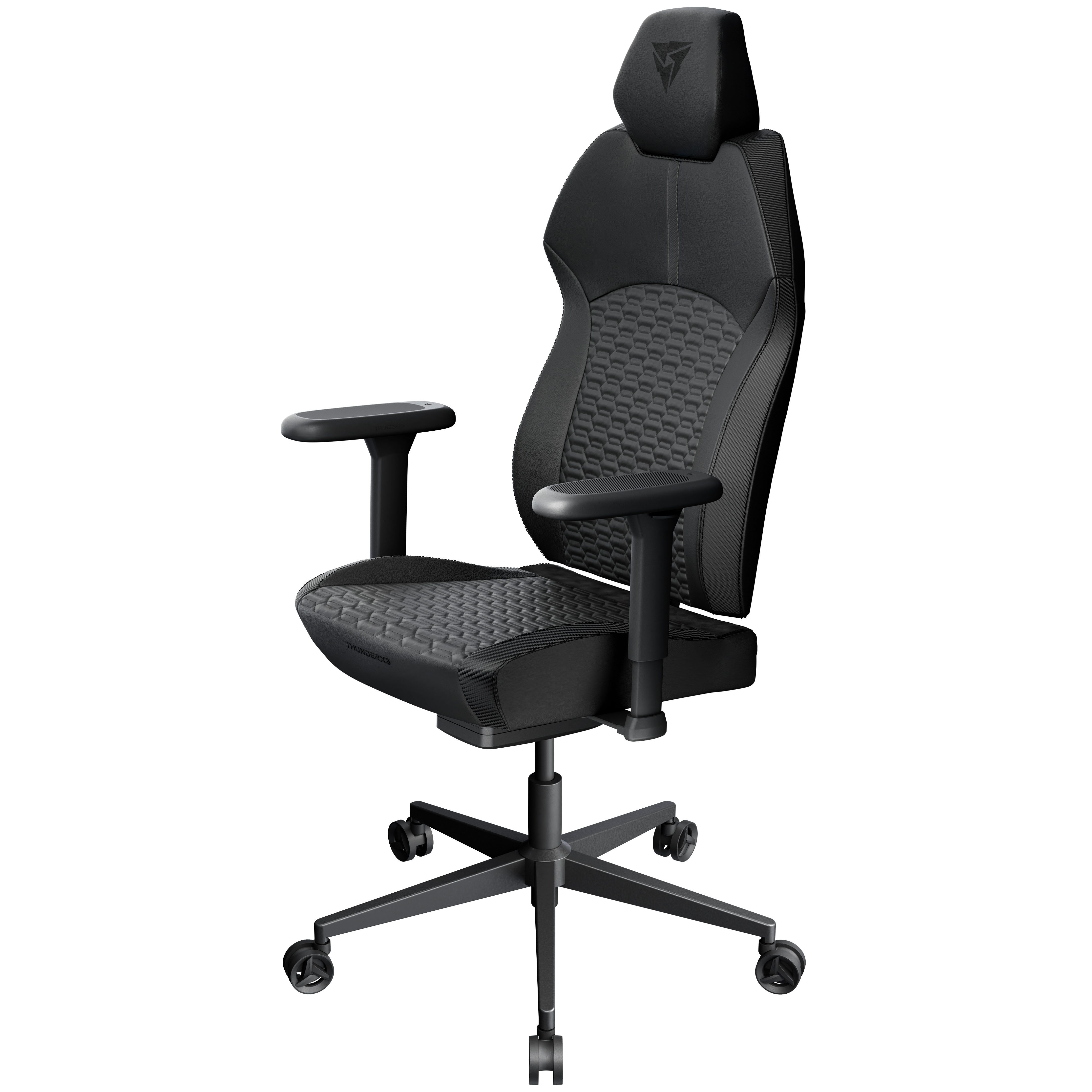 ThunderX3 Gaming-Stuhl ThunderX3 SOLO 360 Ergonomischer Gaming-Stuhl - Racer, schwarz