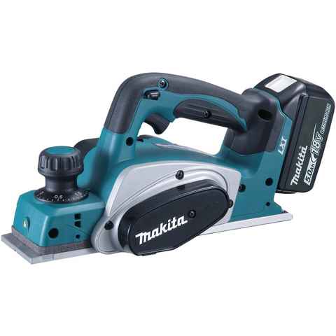 Makita Akku-Elektrohobel DKP180Y1J / DKP180RTJ, Hobelbreite: 82 in mm, inklusive Akku