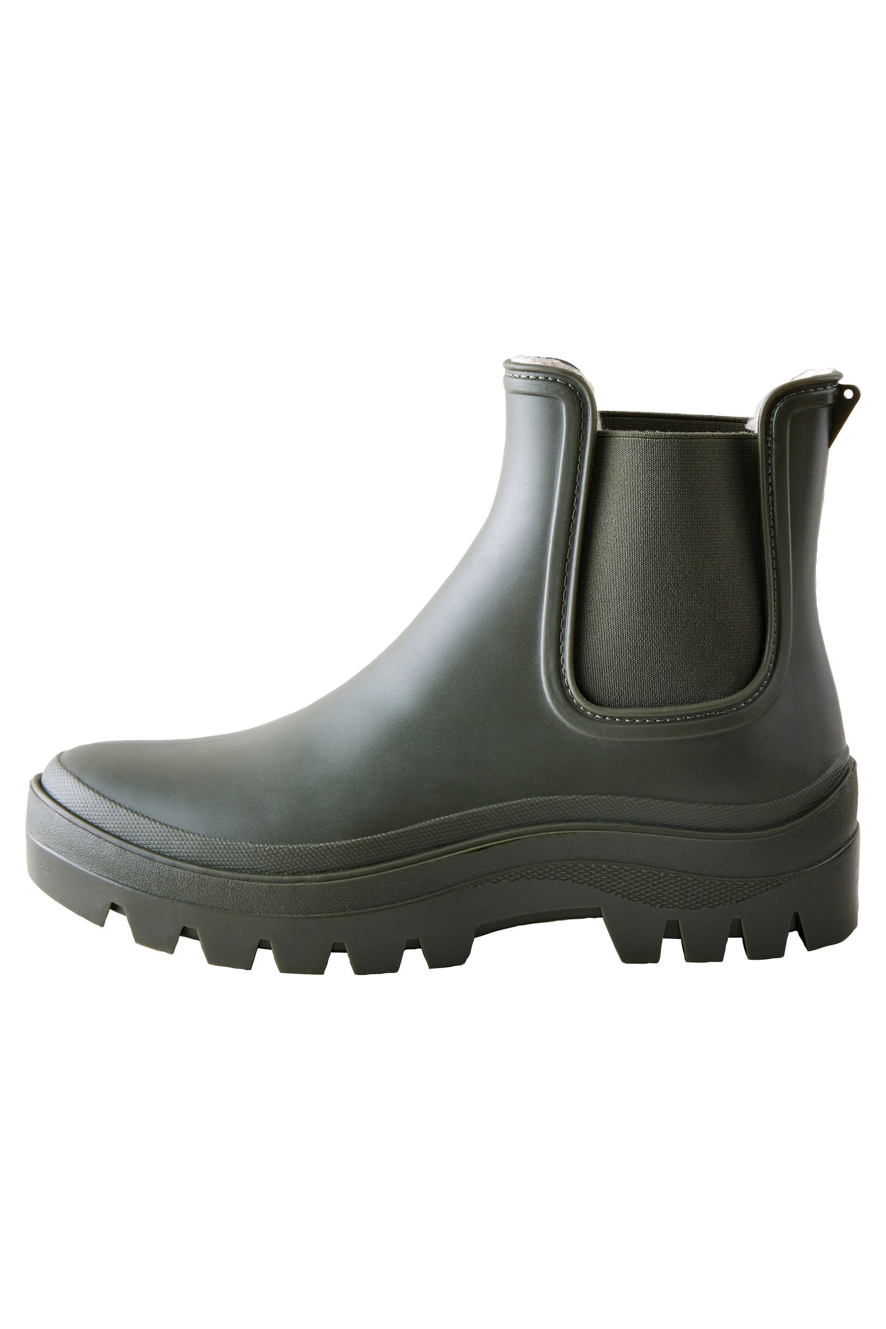 Next Chelsea-Gummistiefel mit Kunstfellfutter Gummistiefel (1-tlg) günstig online kaufen