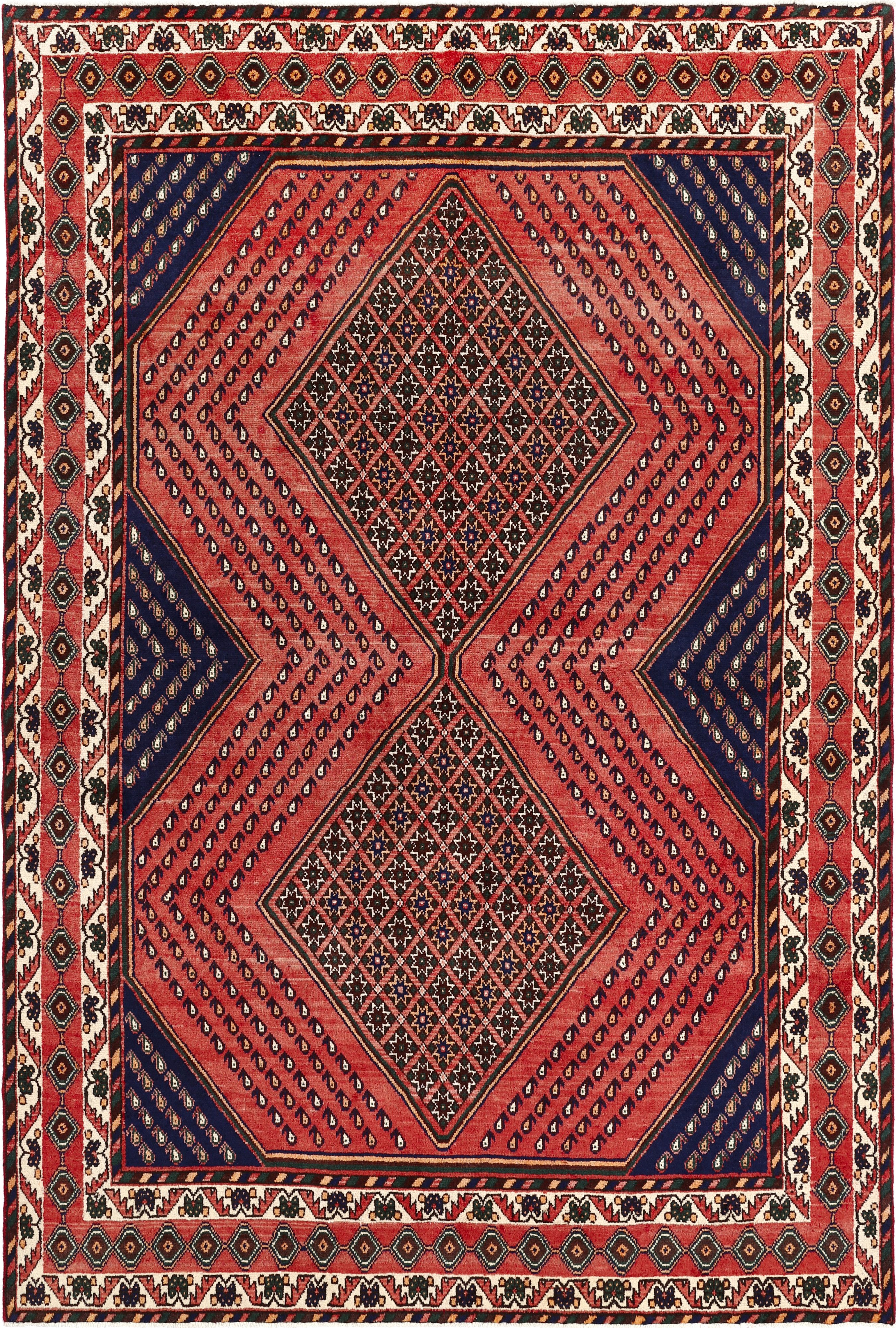 Carpet Avenue Teppich Afshar Shahr-Babak Patina 293x198, Rechteck, Höhe: 7 mm