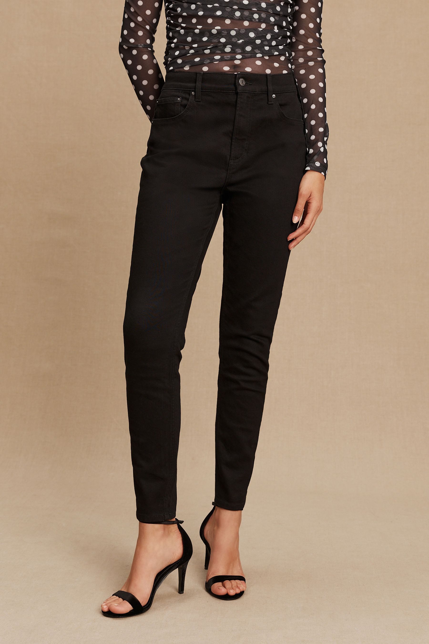 Next Skinny-fit-Jeans Skinny Fit Jeans mit Stretch und hohem Bund (1-tlg)