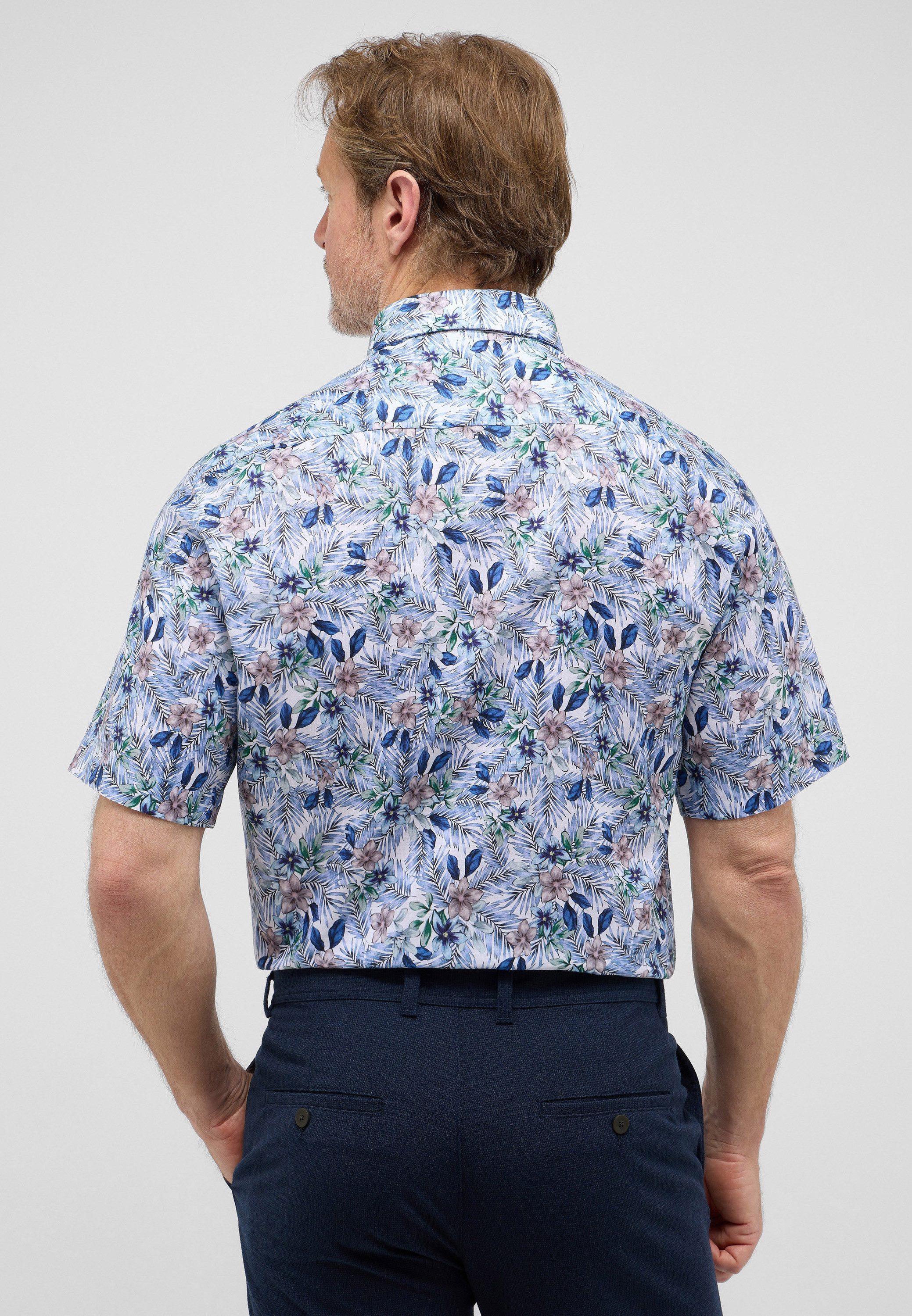Eterna Kurzarmhemd MODERN FIT EASY IRON günstig online kaufen
