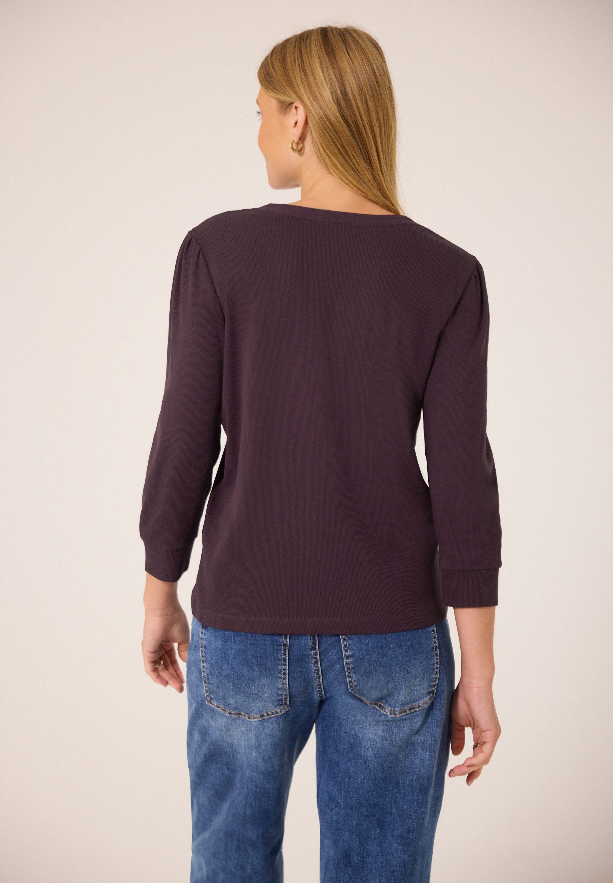 STREET ONE STUDIO 3/4-Arm-Shirt mit Knopfleiste – Bild 2 von 5