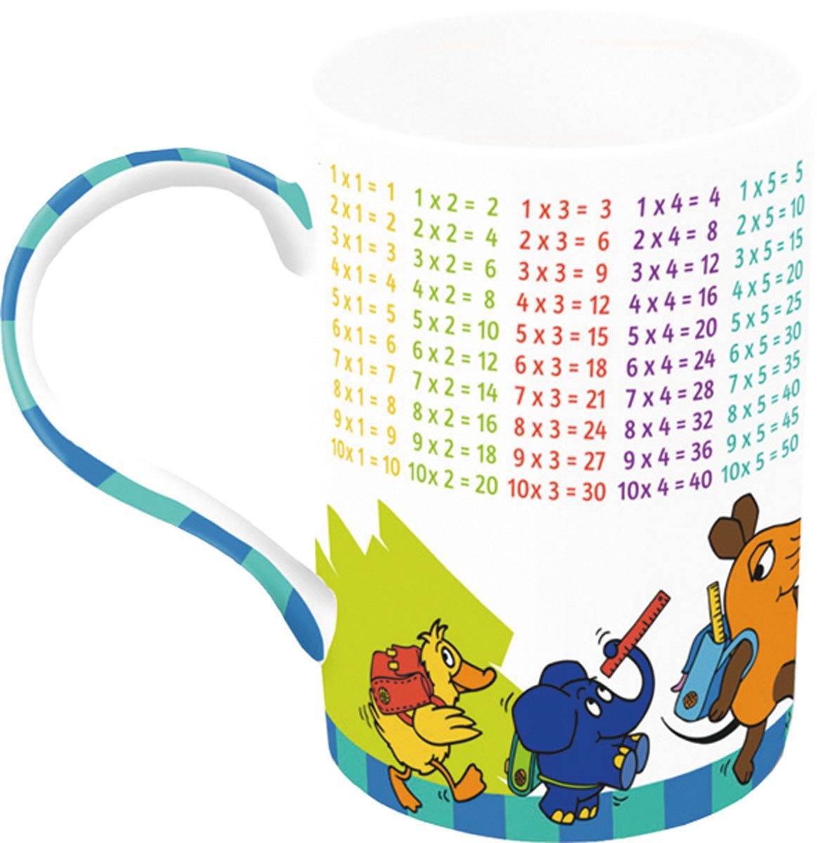 Trötsch Verlag Tasse Trötsch Die Maus Lieblingstasse Lerntasse 1x1 Die Maus: Aus Porzell
