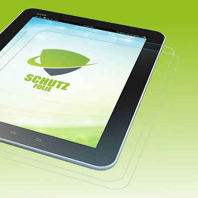 Wigento Tablet-Hülle Für Apple iPad 10.9 2022 10. Generation 2x PET HD Full LCD Display Schutz Folie + Poliertuch