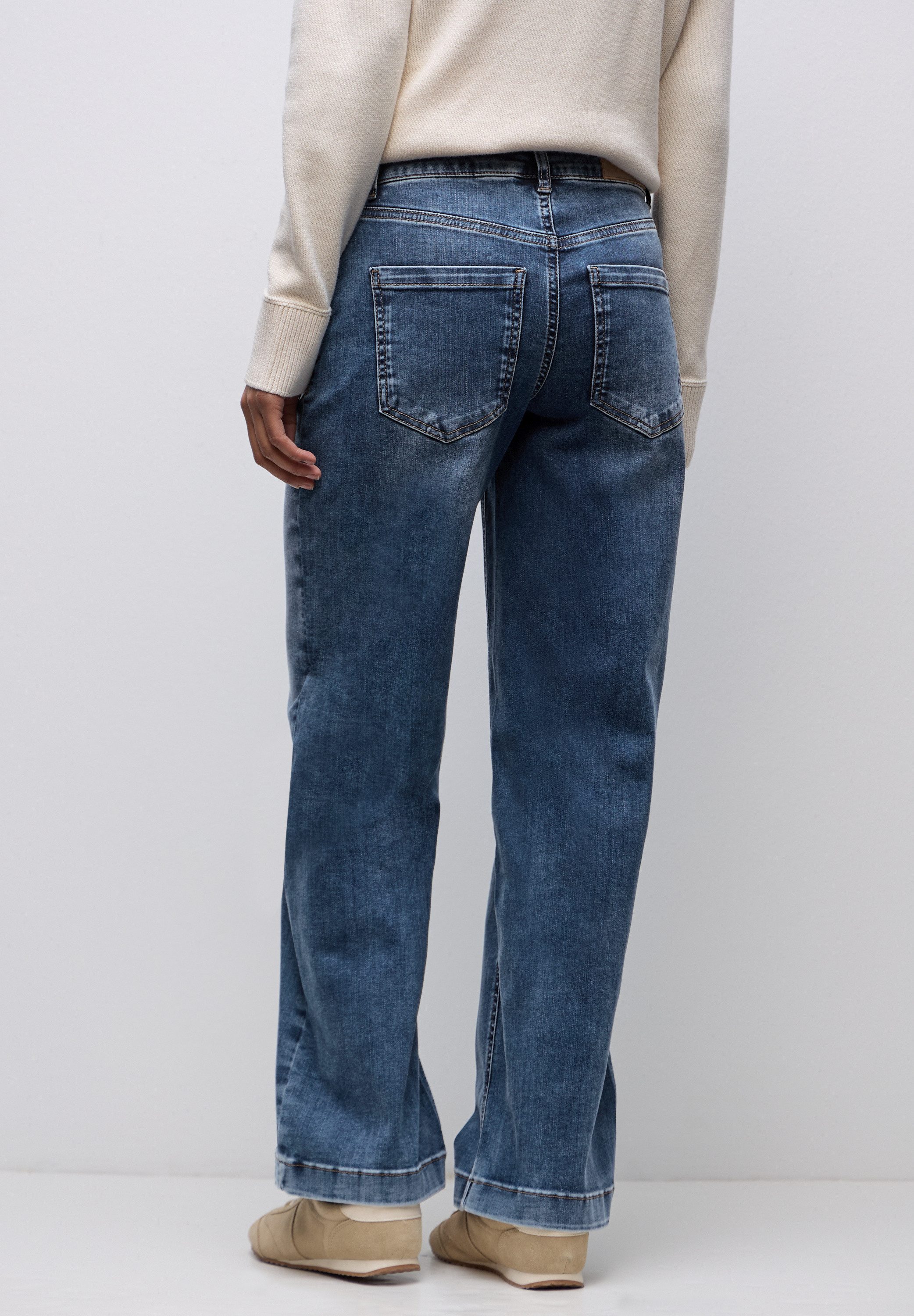 STREET ONE Loose-fit-Jeans mit großen Fronttaschen günstig online kaufen