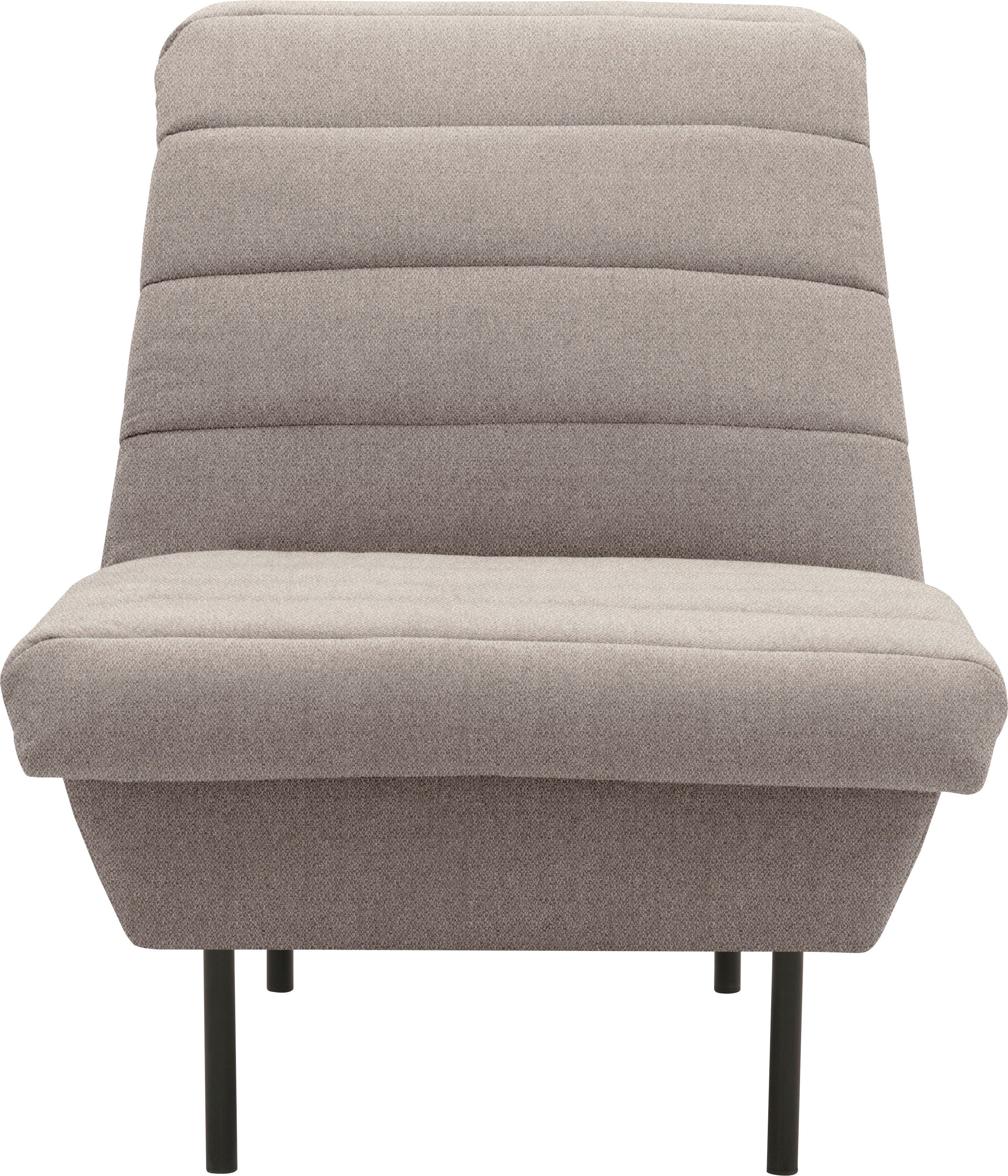 LOOKS by Wolfgang Joop Sessel LOOKS IX, Quersteppung, ohne Armlehnen