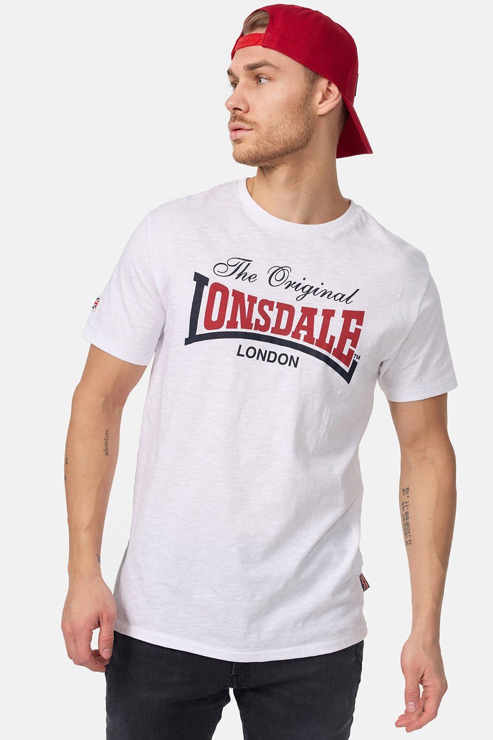 Lonsdale T-Shirt ALDINGHAM White