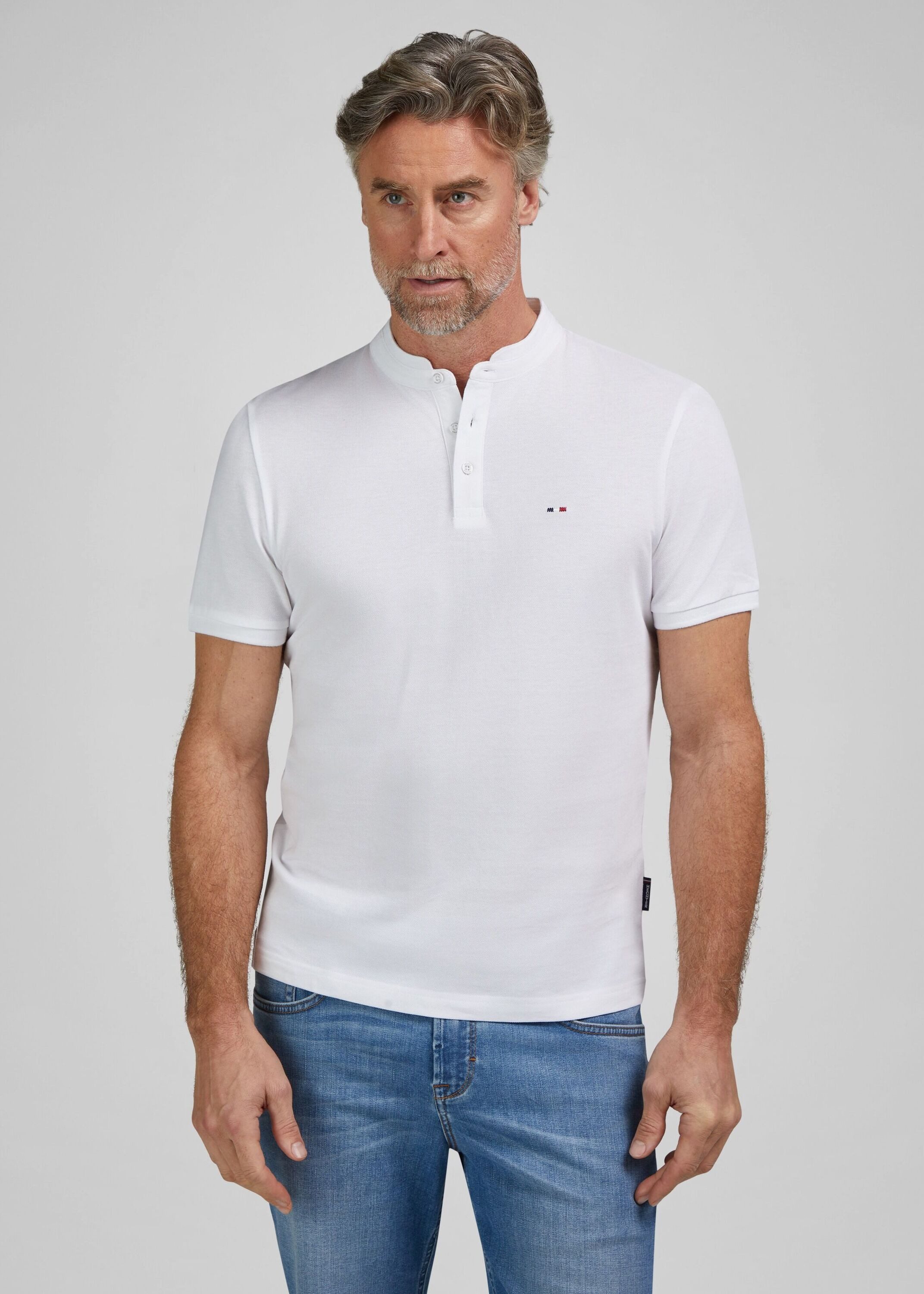 HECHTER PARIS Poloshirt (1-tlg) Basic Poloshirt aus Piqué