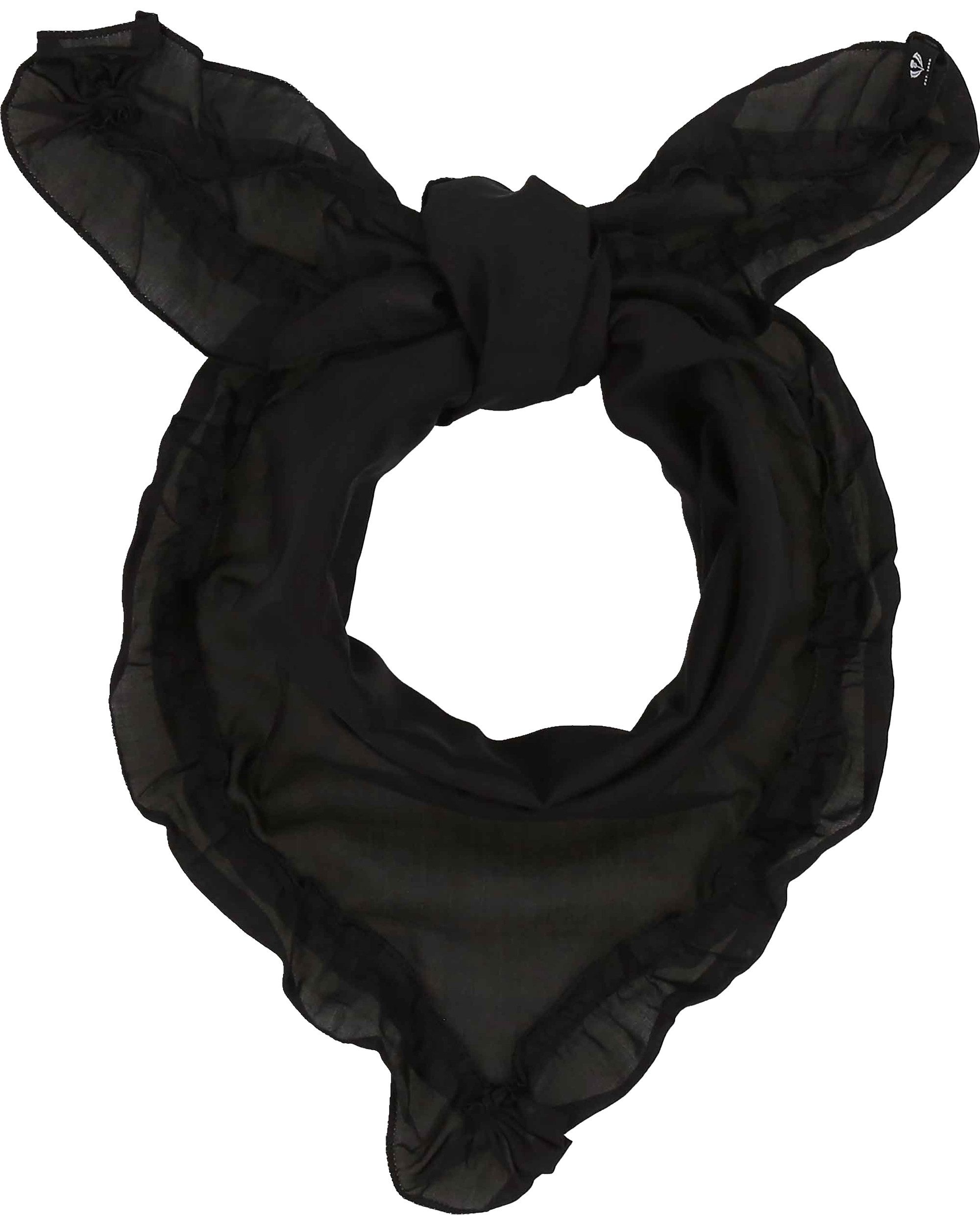 Fraas Modetuch Halstuch mit Rüschen in Seidenmischung, (keine)