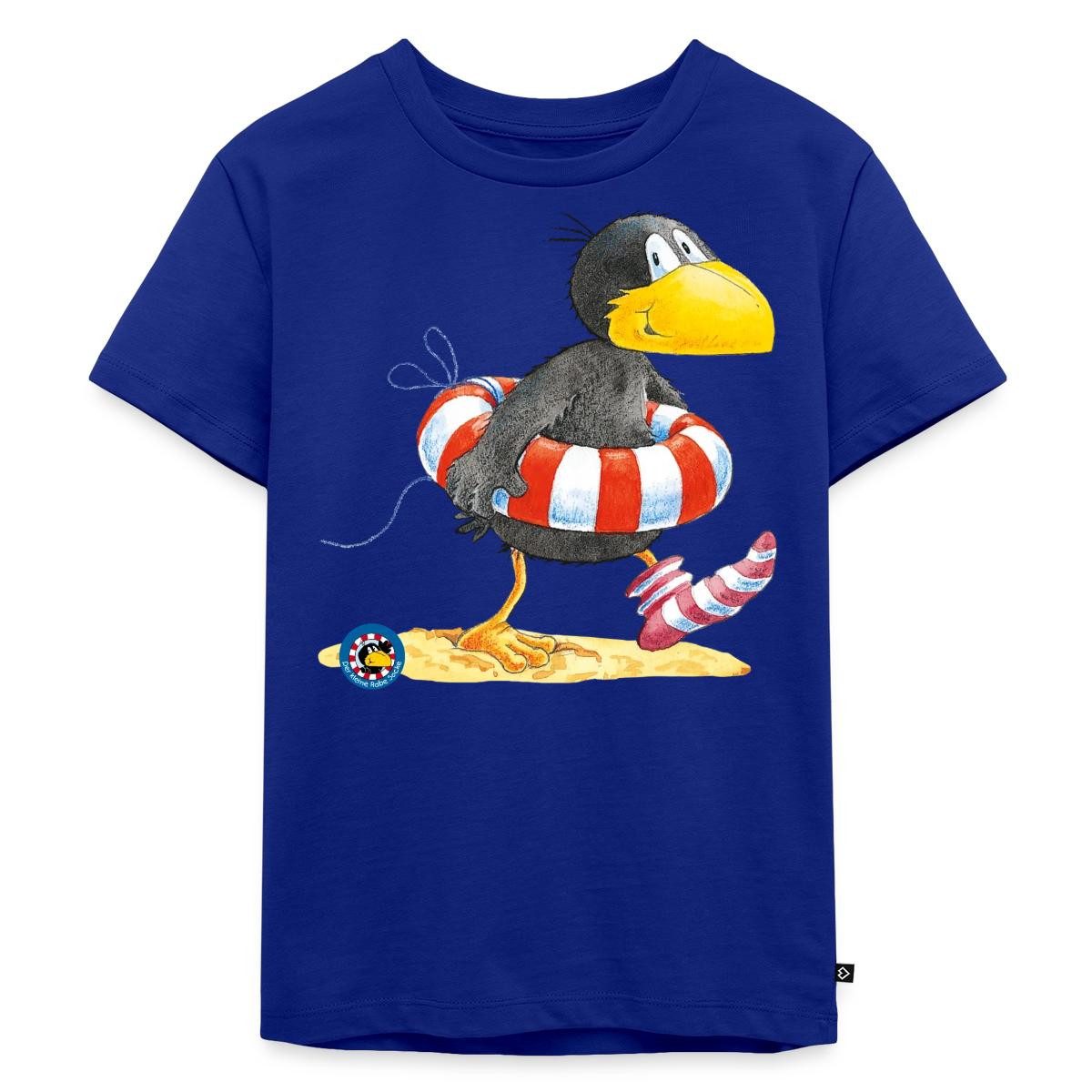 T-Shirt Der kleine Rabe Socke mit Schwimmreifen Kinder Premium T-Shirt