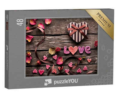 puzzleYOU Puzzle Liebe zum Valentinstag, 48 Puzzleteile, puzzleYOU-Kollektionen Festtage