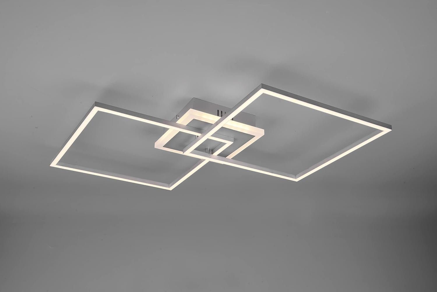 Arian, integrierter lightling RGBW-Farbwechsler Dimmer, fest LED integriert, LED Fernbedienung, Warmweiß, Deckenleuchte