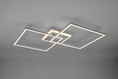 lightling LED Deckenleuchte Arian, LED fest integriert, Warmweiß, Fernbedienung, integrierter Dimmer, RGBW-Farbwechsler