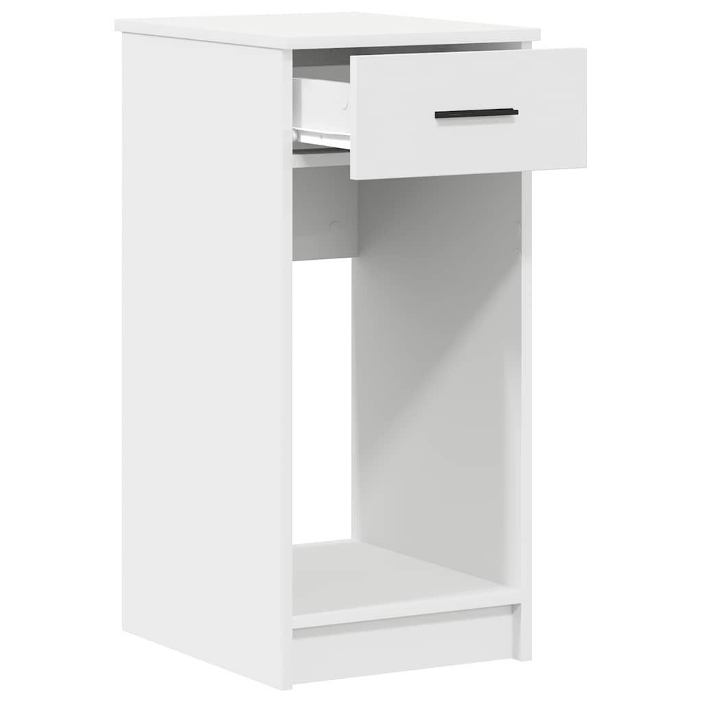 vidaXL Schreibtisch Computerschrank mit Schublade Weiß 35x45x77 cm – Bild 4 von 5