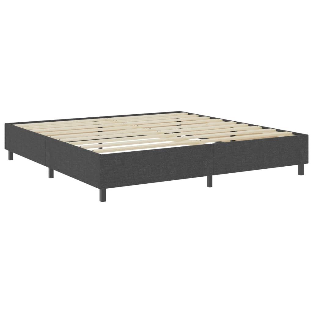vidaXL Bettgestell Bettgestell Grau Stoff 200x200 cm Doppelbett Bett Bettra günstig online kaufen