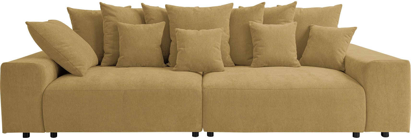 WERK2 Big-Sofa Maxi B, Mega Sofa mit viel Platz, Breite 290 cm, pflegeleichte Bezüge, Maximaler Kuschelkomfort: XXL-Sofa mit 78 cm Sitztiefe & 12 Kissen