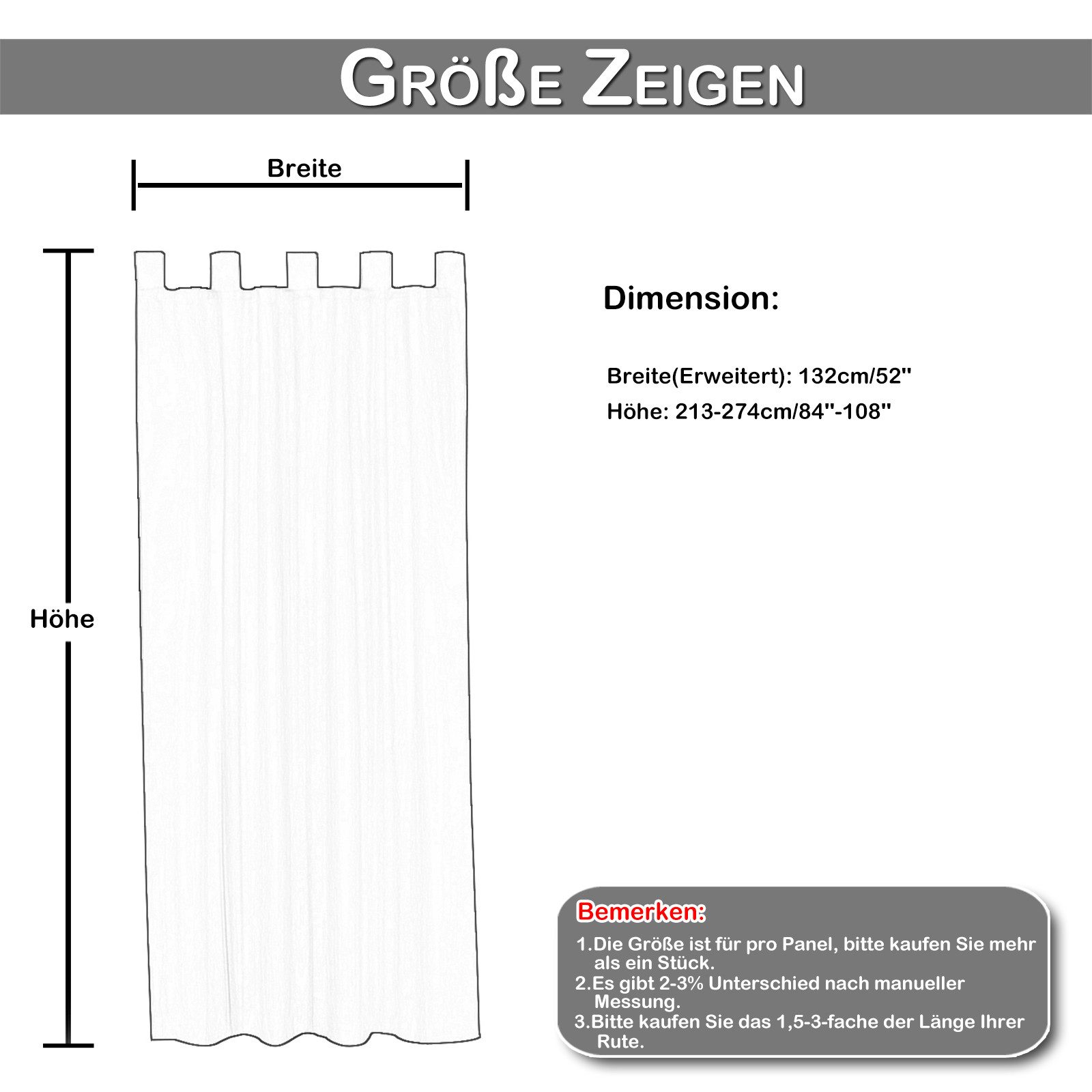 Jibenhome Gardine Outdoorgardine,Balkon Gardine,Outdoor Vorhänge Wetterfest günstig online kaufen