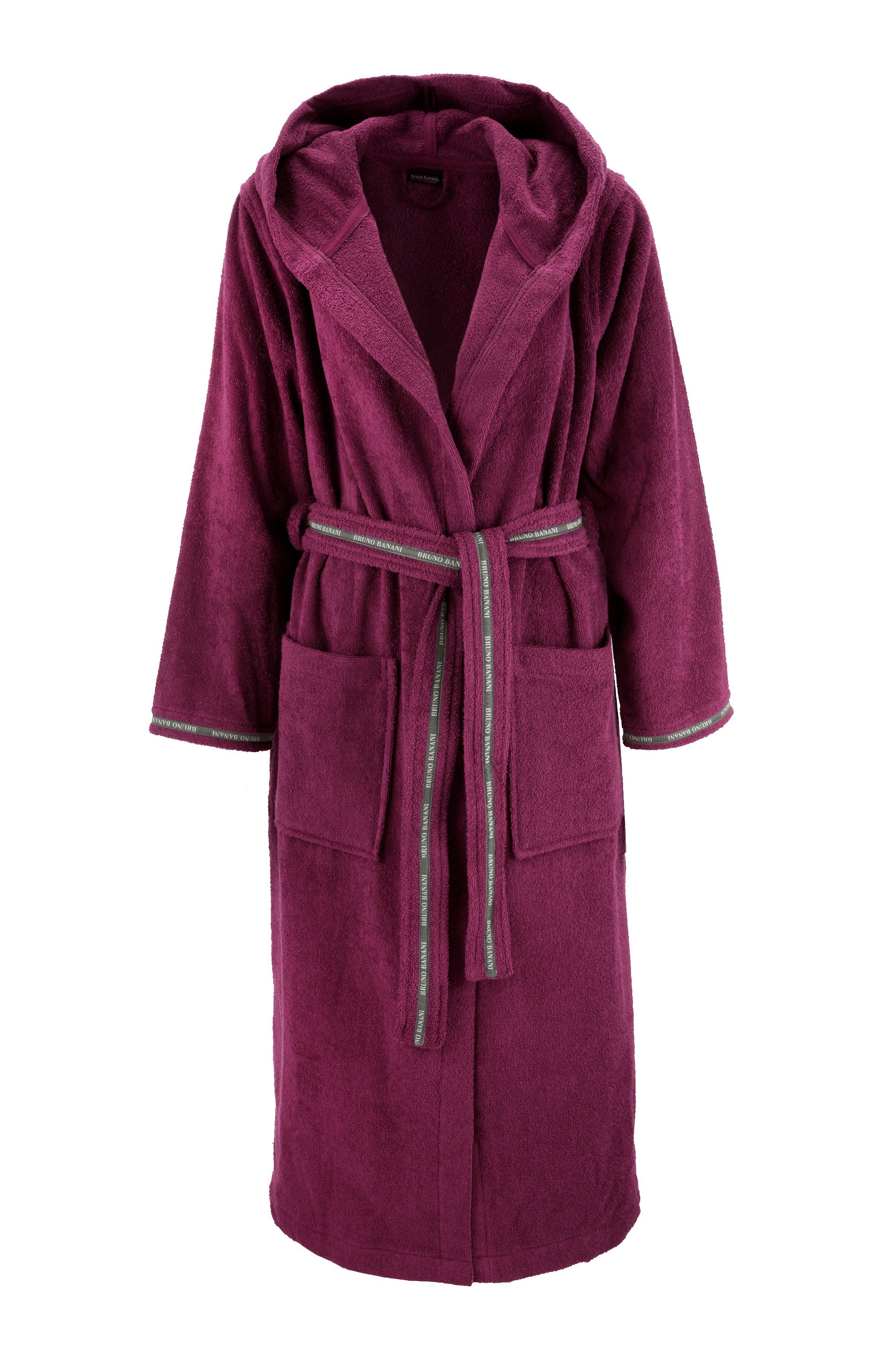 Bruno Banani Damenbademantel Danny, ideal für Sauna & Spa, Hotelbademantel, günstig online kaufen