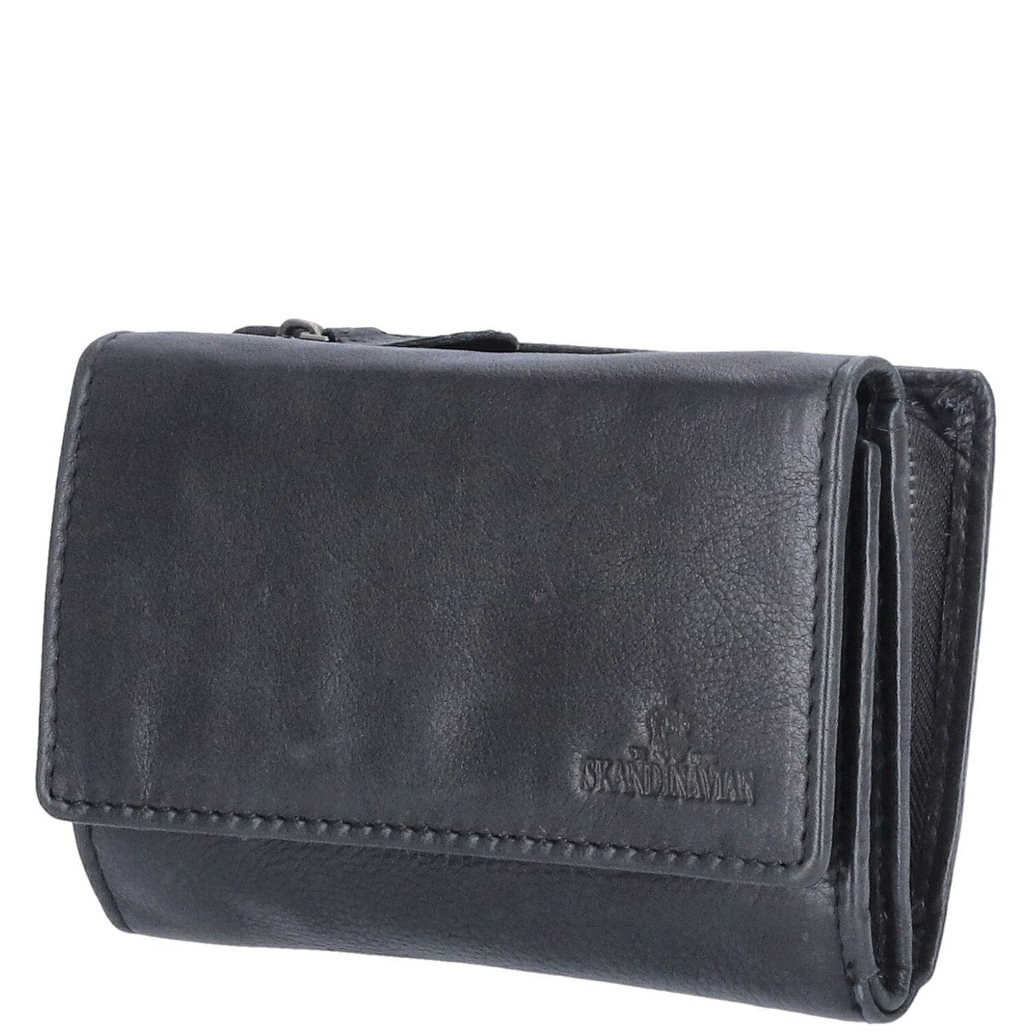 Geldbörse The Skandinavian Brand Damenbörse Leder black