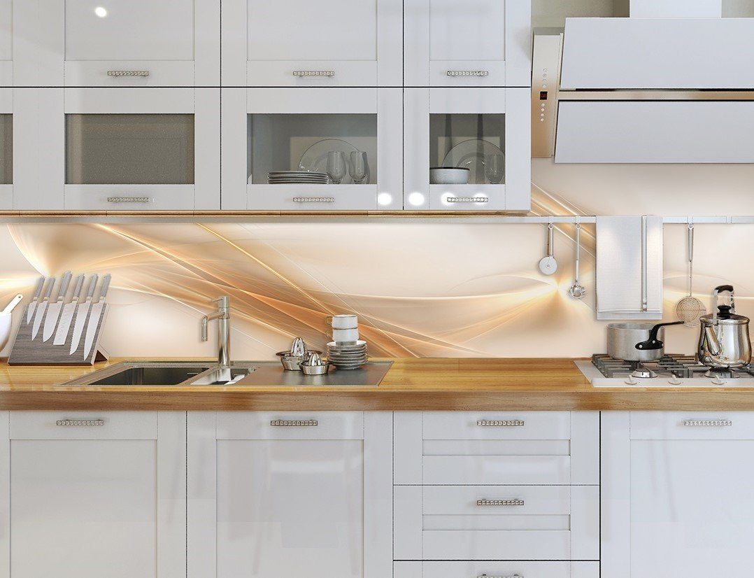 Rodnik Küchenrückwand Amelia Abstrakt, hochwertig, UV-Direktdruck, für alle  Räume geeignet