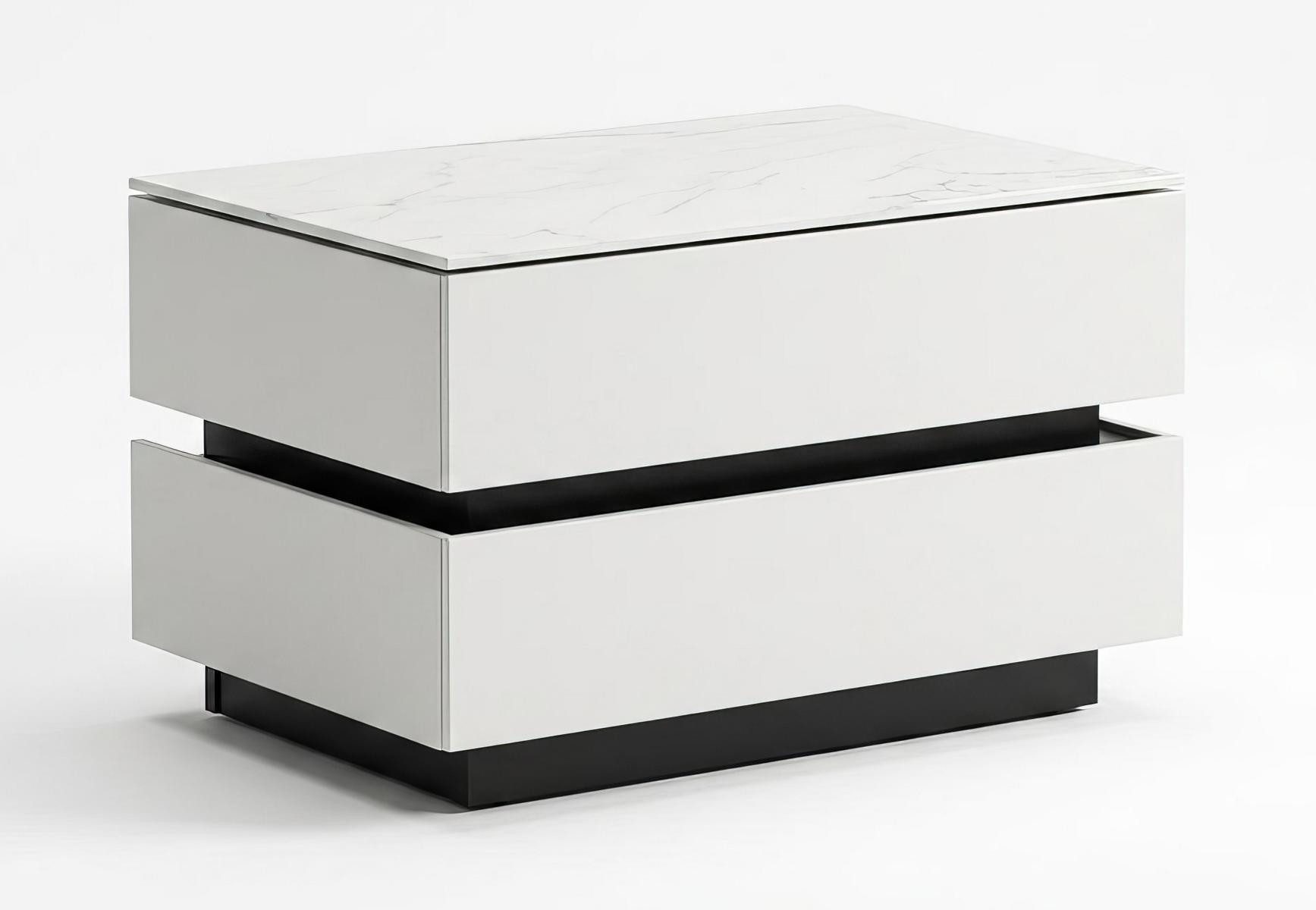 JVmoebel Nachttisch Nachttisch Modern Grau Edel Luxus Design Nachtschrank Nachtkonsole, Made in Europa