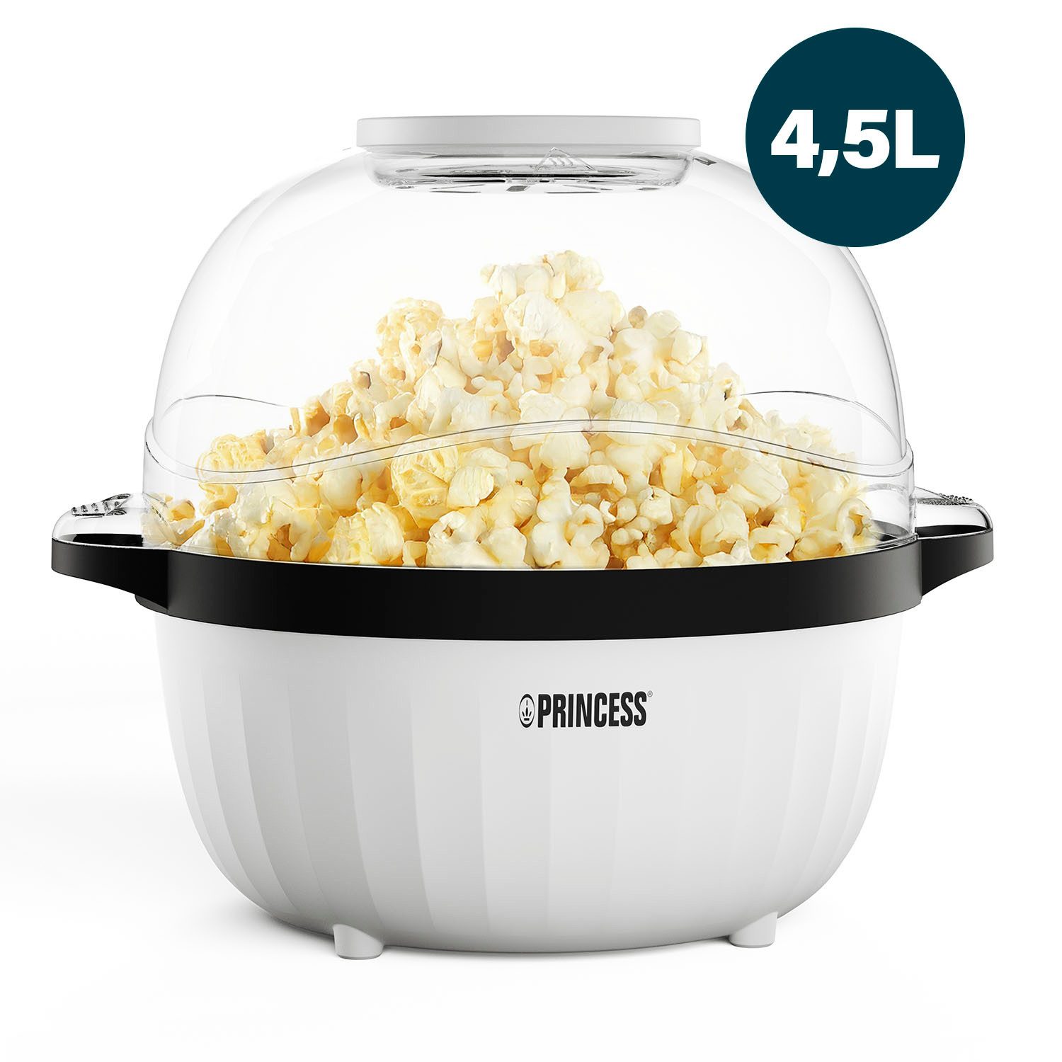 PRINCESS Popcornmaschine 292980, Integrierter Rührstab für bessere Ergebnisse