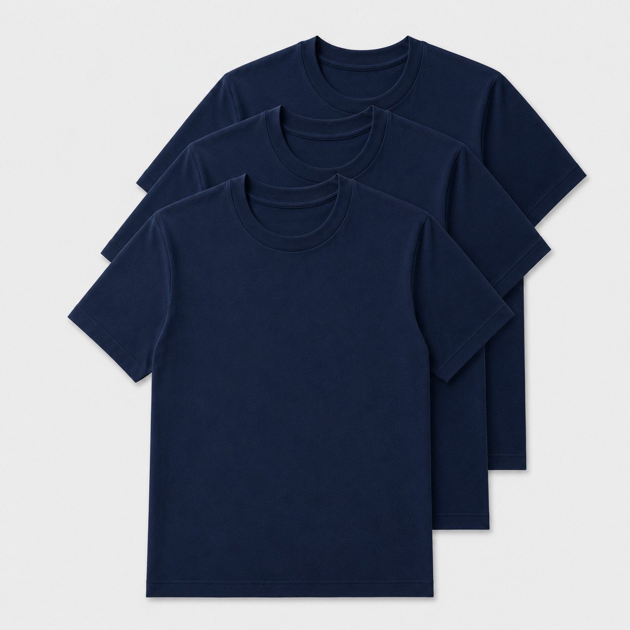 Sitztgut T-Shirt Classic Crew Neck T-Shirt (3-tlg)
