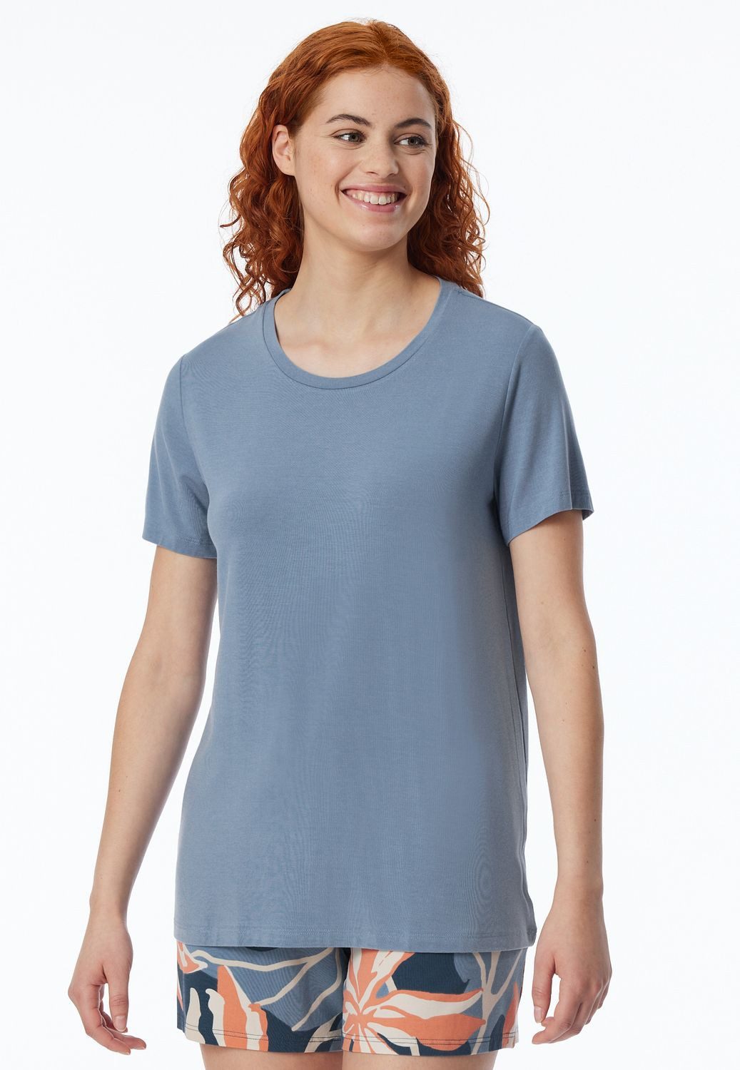 Schiesser T-Shirt Mix+Relax kurzarm, Rundhalsausschnitt günstig online kaufen
