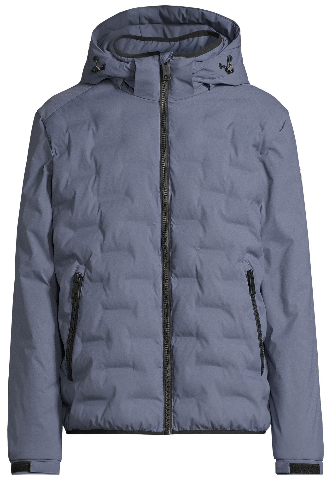 COVERED Steppjacke Henry M60192CO große Kapuze abnehmbar, nahtlos-gewebte Kammern, Windschutzblende