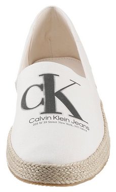 Calvin Klein Jeans Espadrille mit Bastbesatz