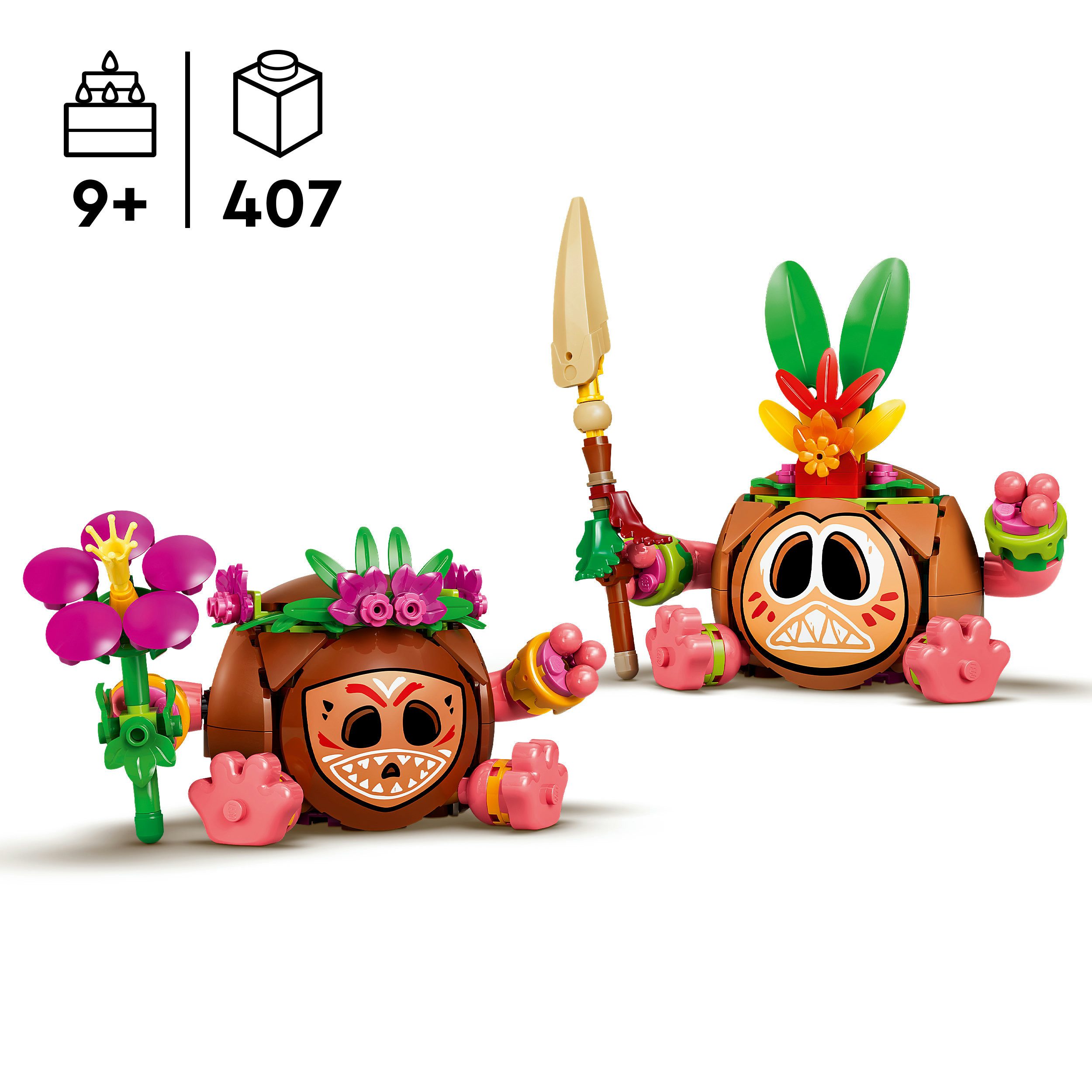 LEGO® Kakamora (43293), LEGO Disney Princess Konstruktionsspielsteine, (407 St), Made in Europe