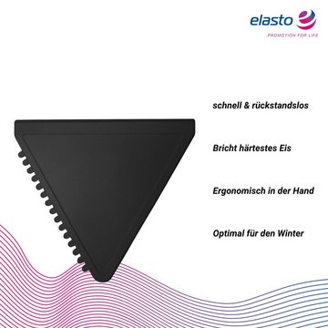 elasto Eiskratzer Eiskratzer 'Dreieck' - Ergonomischer Kratzer für vereiste Scheiben
